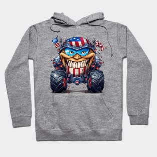 4th of July Monster Truck #3 Hoodie